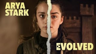 The Evolution of Arya Stark  GAME OF THRONES [upl. by Duval]