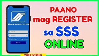 SSS Register ONLINE Paano mag Sign Up SSS Online Mobile App for Loan Benefits Claim SSS [upl. by Laurance440]