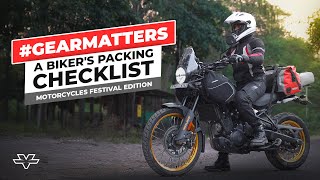 Pack Smart Ride Hard Motorcycle Festival Checklist viaterra ridermania indiabikeweek motoverse [upl. by Iramohs306]