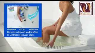 Jacuzzicleaner Whirlpool cleaner jetted tub cleaner  hygiene foam removes biofilm [upl. by Hegyera]