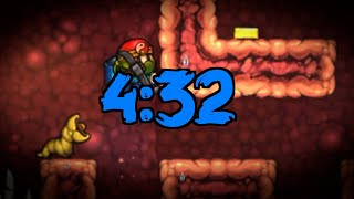 Spelunky No Teleporter Max Chain Hell Speedrun 432 [upl. by Anehta]