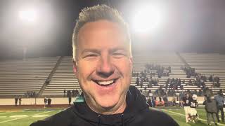 Glendora coach Brandon Rohrer talked about their 2521 comeback win over Dana Hills [upl. by Iclek]