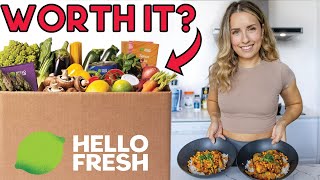 I Tried Cooking HelloFresh Meals For A Week  honest review [upl. by Seravart]