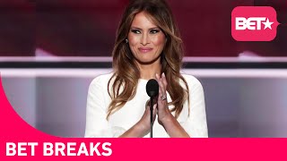 Melania Trump Plagiarizes Michelle Obama In RNC Speech [upl. by Delmar]