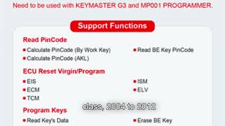 OBDSTAR X300 Classic G3 Program Mercedes Benz FBS3 W169 BE Key via OBD [upl. by Nuhs685]