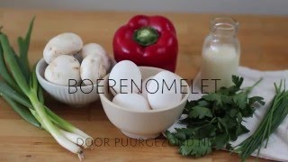 Hoe maak je een boerenomelet PuurGezond [upl. by Rebm]