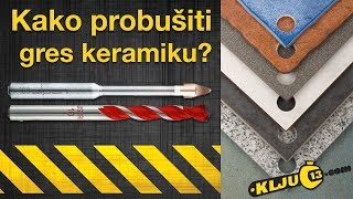 Kako probušiti gres keramiku [upl. by Brig]