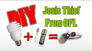 Diy Joule Thief From Broken CFL [upl. by Van]