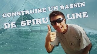 Construction bassins de spiruline [upl. by Yerak]