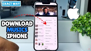 ios 18 How to Download Music on iPhone  FREE [upl. by Nylssej]