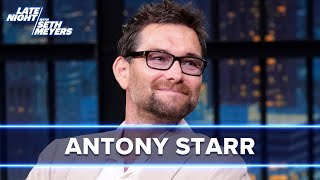 Antony Starr on Working with His Celebrity Crush and the Weirdest Scene Hes Filmed for The Boys [upl. by Rab]