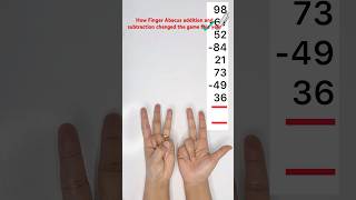 How Did Finger Abacus addition and subtraction Rise to the Top shorts math abacus [upl. by Georgy]