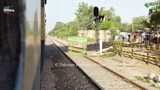 Train Departure Chichawatni amp Sahiwal Station  A Greensward Panoramic Place in Sahiwal Division [upl. by Tipton]