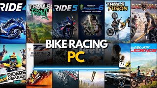 TOP 25 Best Bike Racing Games For PC 2024 [upl. by Aynekal]