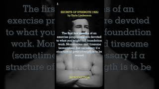 Earle Liederman Secrets of Strength 1925 Introduction [upl. by Dryden540]