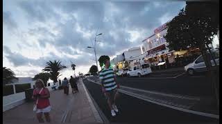 Puerto del Carmen LANZAROTE SPAIN short STROLL 🌴🇮🇨🇪🇦 [upl. by Karlin]