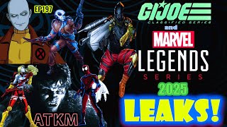 ATKM 197  2025 Marvel Legends RUMORS amp GIJoe Classified LEAKS [upl. by Eijneb]