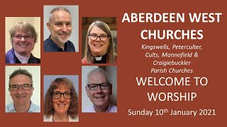 Aberdeen West Churches Sunday 10th January 1030 Service [upl. by Simonne310]