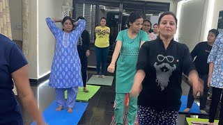 yoga for weight management  live yoga Shree Aadinath yoga Sansthan is live [upl. by Ihsir]