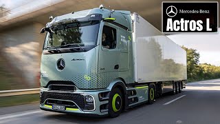 New Mercedes Actros L 2025 – Interior Exterior and Driving [upl. by Qerat899]