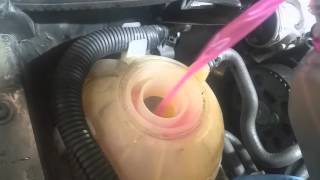 Basic VW cooling system filling  bleeding info viewer request [upl. by Akit970]