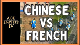 NEW UPDATE  Chinese Vs French  Age of Empires 4 Aoe4 [upl. by Amron209]