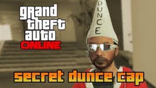 GTA V  dunce hat  2 ways to remove it [upl. by Namzaj]