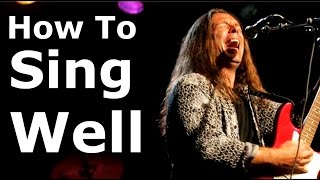 How To Sing Well  How To Sing For Beginners  How To Sing Like A Pro  Ken Tamplin Vocal Academy [upl. by Viridis]