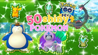 💫 2023 POKEMON GO FEST SHINY COMPILATION 50 Shiny Pokemon Total 💫 [upl. by Bywoods]