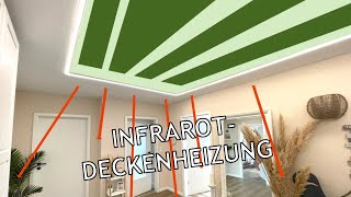 Einbau einer InfrarotDeckenheizung in 55 Sekunden [upl. by Nosyarg]