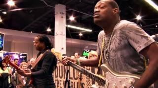 Live From NAMM 2013 Eric Gales amp Doug Wimbish At The Dunlop Booth [upl. by Hsur]