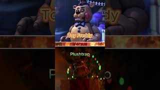 FNAF 2 VS FNAF 4 fnaf fnafedit [upl. by Adnamor681]