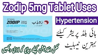 Zodip 5mg Tablet Uses in Urdu  Zodip Tablet Amlodipine Side Effects  Zodip Tablet Dosage [upl. by Llenart397]