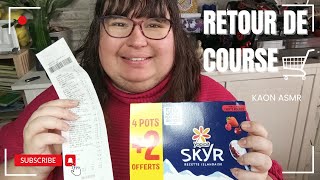 asmr 40 MINUTES retour de course 🛒 [upl. by Ollecram]