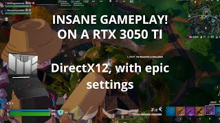 Insane Fortnite gameplay on a RTX 3050 TI   34 kills [upl. by Cuyler109]