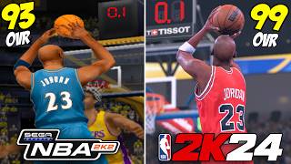 Game Winner With Michael Jordan In Every NBA 2K [upl. by Nnylatsyrk]