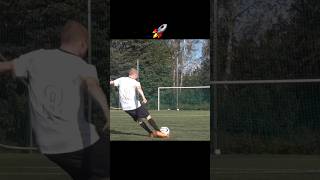 I almost broke the goalpost😳buduiza knuckleball football cr7 [upl. by Pryce]