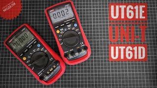 Популярные тестеры UNIT UT61E UT61D [upl. by Aihsemek]