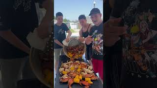 How to Boil Crabs  New Orleans Crab Boil  Seagood Boil  Lets Go [upl. by Boeschen]