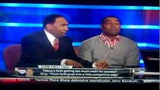 Skip Bayless Fights Chris Carter And Stephen A Smith IN HD [upl. by Erdnad465]