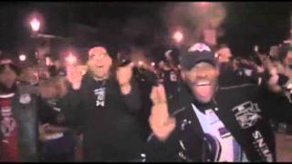 Super BowlBound Ravens Fans Celebrate Win [upl. by Anilac]