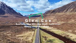 Scottish Highlands Glencoe Etive Mor Am Meall  Loch Leven in 4k [upl. by Libb888]