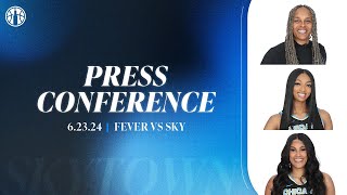 Postgame Press Conference  Sky vs Fever  June 23 2024 [upl. by Llertnek]