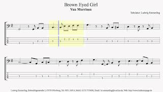 Van Morrison  Brown Eyed Girl  Bass Lesson  Part 1 [upl. by Aletha]