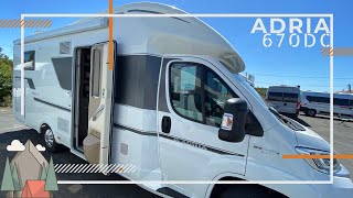 Campingcar  Adria une marque de finition 670DC [upl. by Mirabella121]