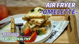 AIR FRYER OMELETTE RECIPE [upl. by Uranie]