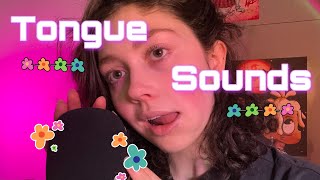 ASMR  Tingly Tongue Swirls with Smile Sounds Hand Sounds and Mouth Sounds [upl. by Merell653]