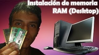 Memorias RAM PC Tipos e instalación Bien explicado [upl. by Eaj]