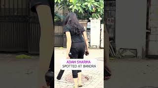 ADAH SHARMA SPOTTED AT BANDRA [upl. by Darraj]