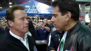 Arnold Schwarzenegger and Lou Ferrigno  Arnold Classic Expo 2011 [upl. by Airalav]